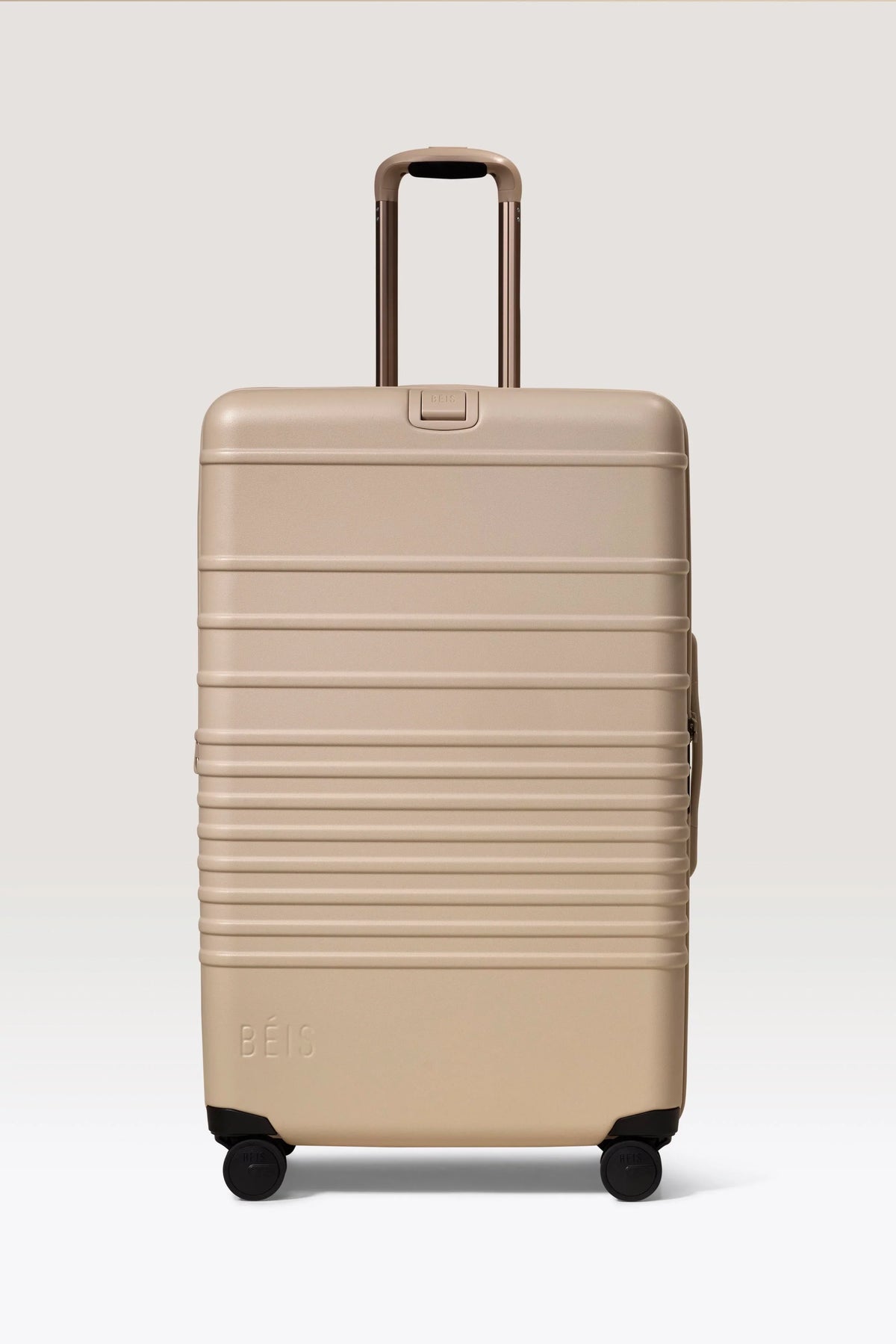 The Large Check-In Roller in Beige